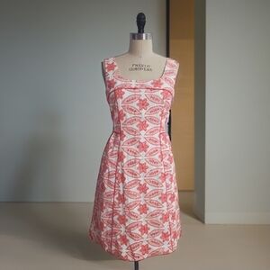 Adriana Papell NWT Midi Sleeveless Floral Dress Summer Style Size 10